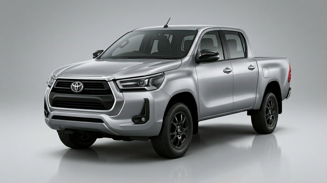 Toyota Hilux doble cabina tres cuartos frontal